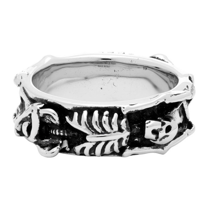 Dancing Skeletons Sterling Silver Bracelet