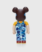 Medicom Bearbrick 1000% Bape X Peko Chan Blue Multi - Mens - Toys