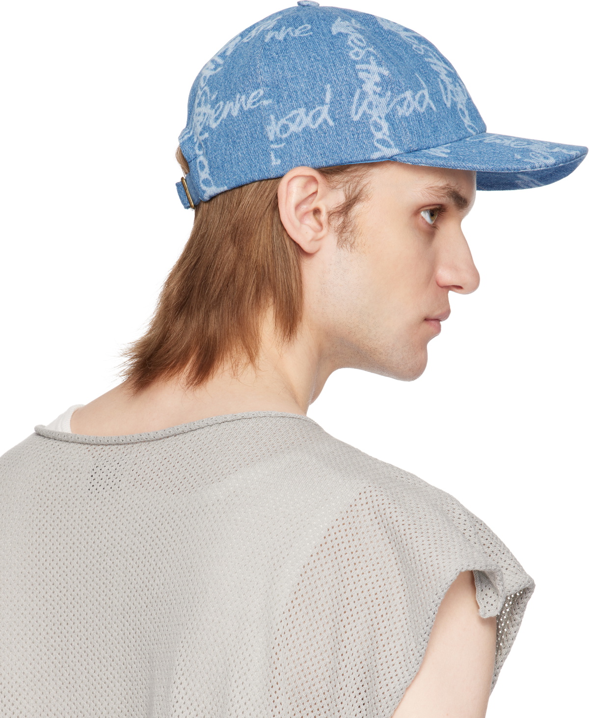 Vivienne Westwood Blue VW Grid Baseball Cap