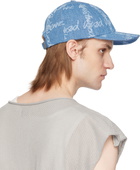 Vivienne Westwood Blue VW Grid Baseball Cap