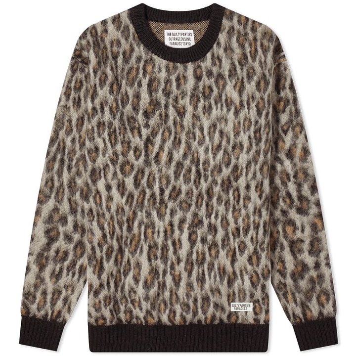 Photo: Wacko Maria Leopard Mohair Crew Sweater