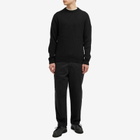 Foret Men's Cone Rib Knit Sweatshirt in Black