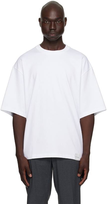 Photo: Calvin Klein White Smooth T-Shirt
