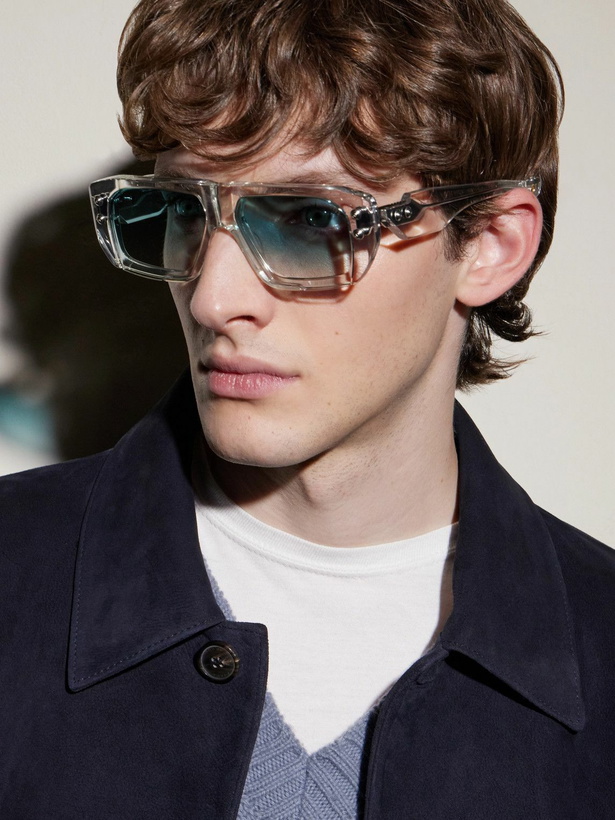 Photo: DITA - Hypher-1183 Square-Frame Acetate Sunglasses