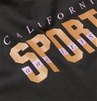 Pasadena Leisure Club - California Sports Printed Combed Cotton-Jersey T-Shirt - Black