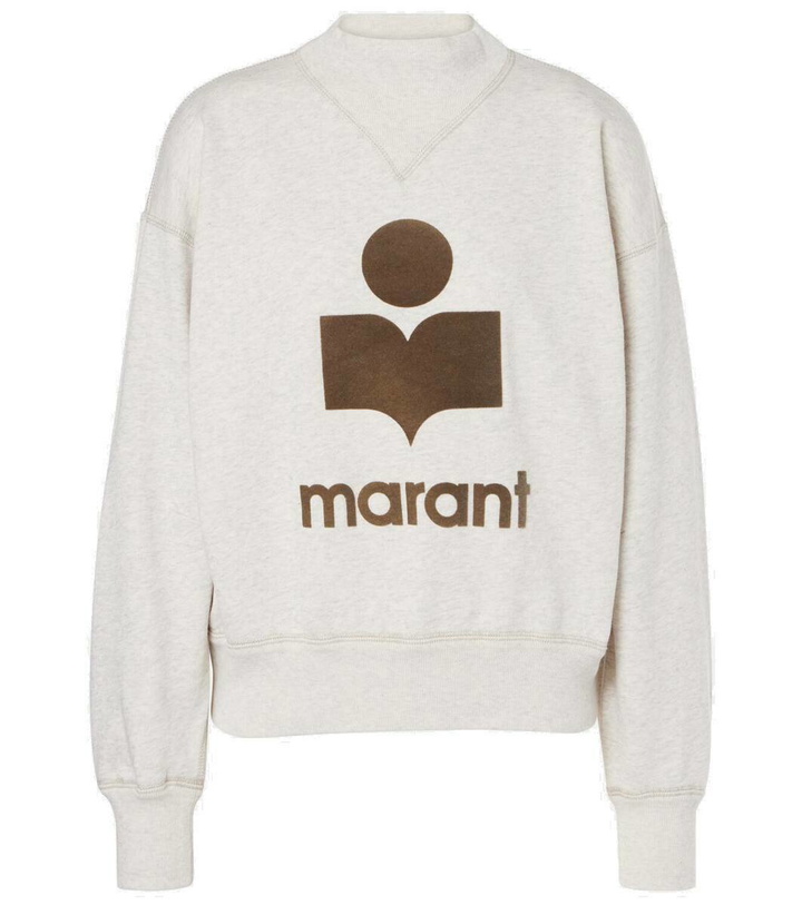 Photo: Marant Etoile Moby logo jersey sweatshirt