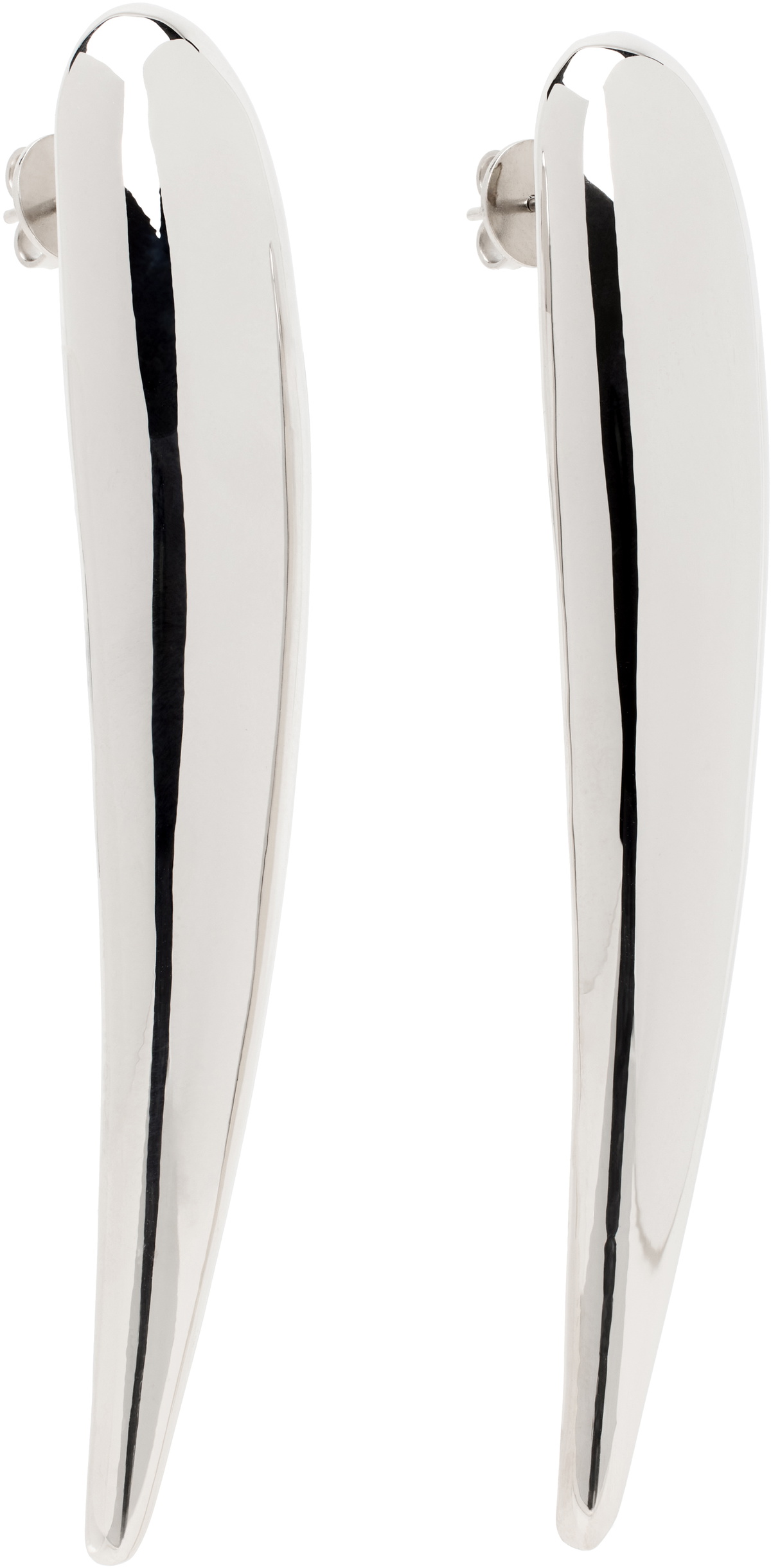 HUGO KREIT Silver Nail Earrings