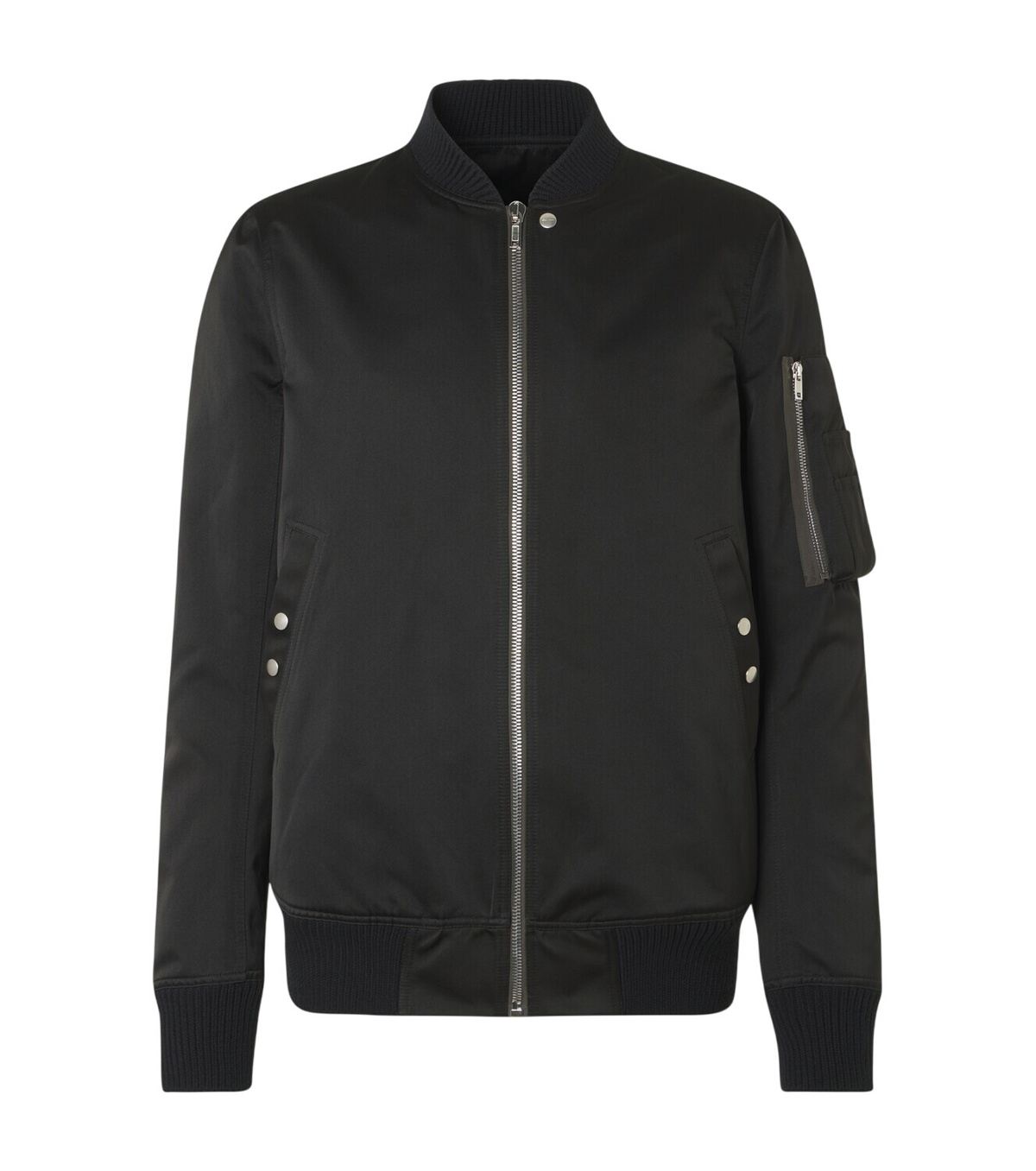 Rick Owens Grey Raglan Bomber Jacket Rick Owens