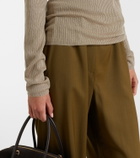 Max Mara Knitted silk and cashmere top