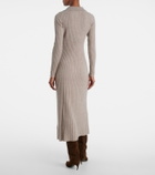 Jardin des Orangers Knitted cashmere polo dress