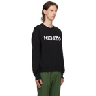 Kenzo Black Logo Crewneck Sweatshirt