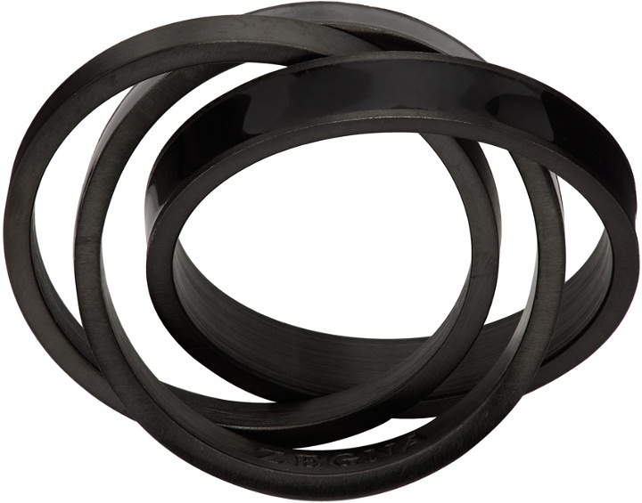 Photo: ZEGNA Black Tiered Ring