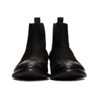 Officine Creative Black Ponti 002 Chelsea Boots