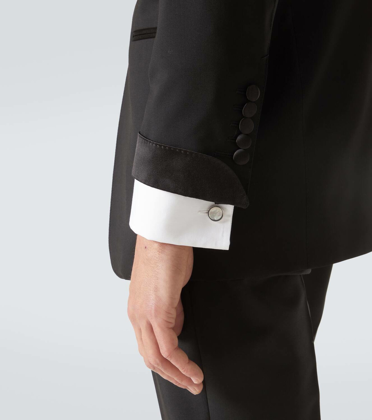 Giorgio Armani Silver cufflinks with mother-of-pearl Giorgio Giorgio Armani Silver cufflinks with mother-of-pearl Giorgio