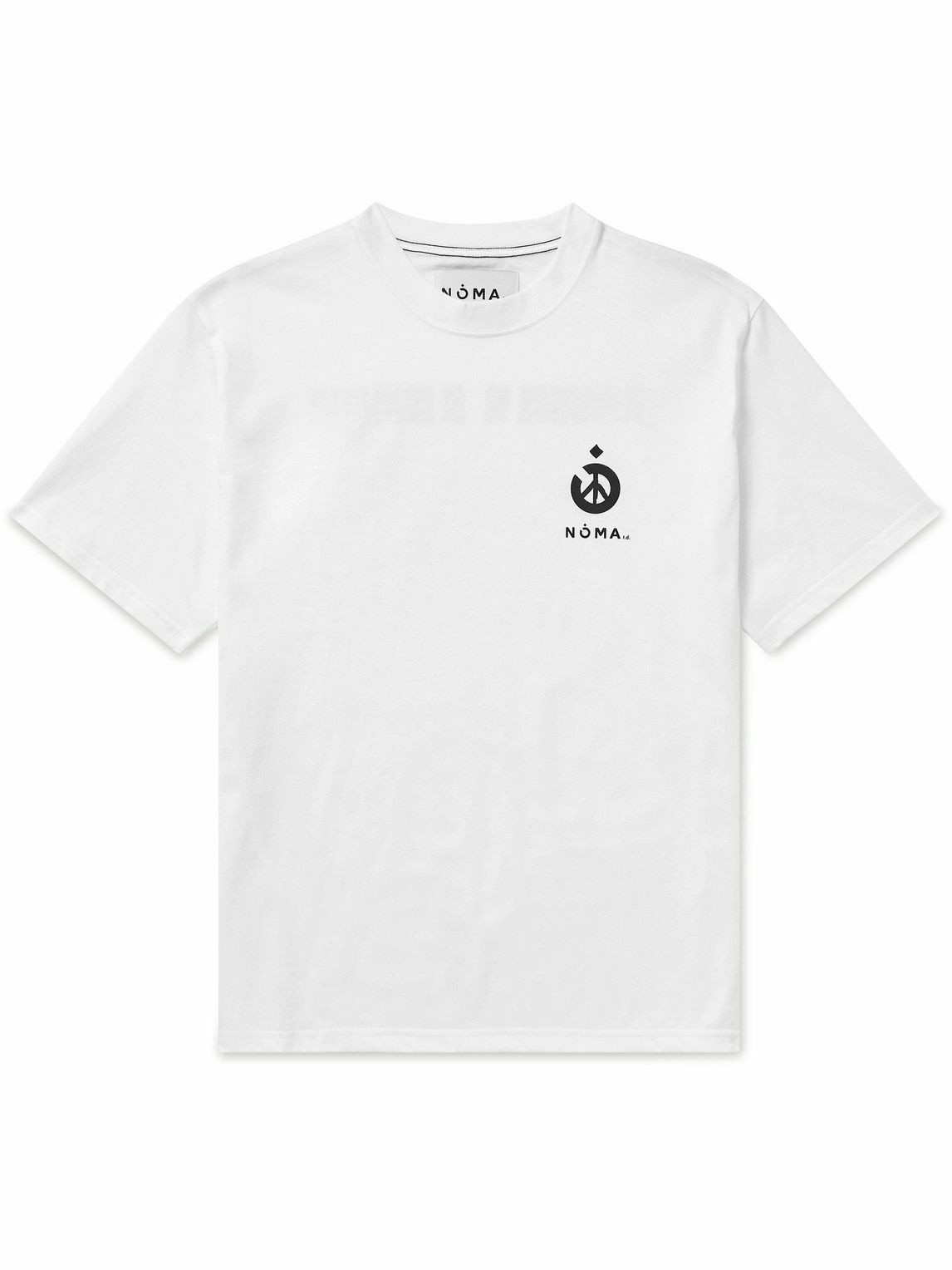 NOMA t.d. - Logo-Print Cotton-Jersey T-Shirt - White NOMA t.d.