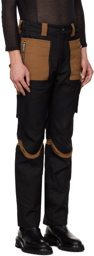 ADYAR SSENSE Exclusive Black & Tan Utility Cargo Pants