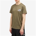 Moncler Men's Double Logo T-Shirt in Green