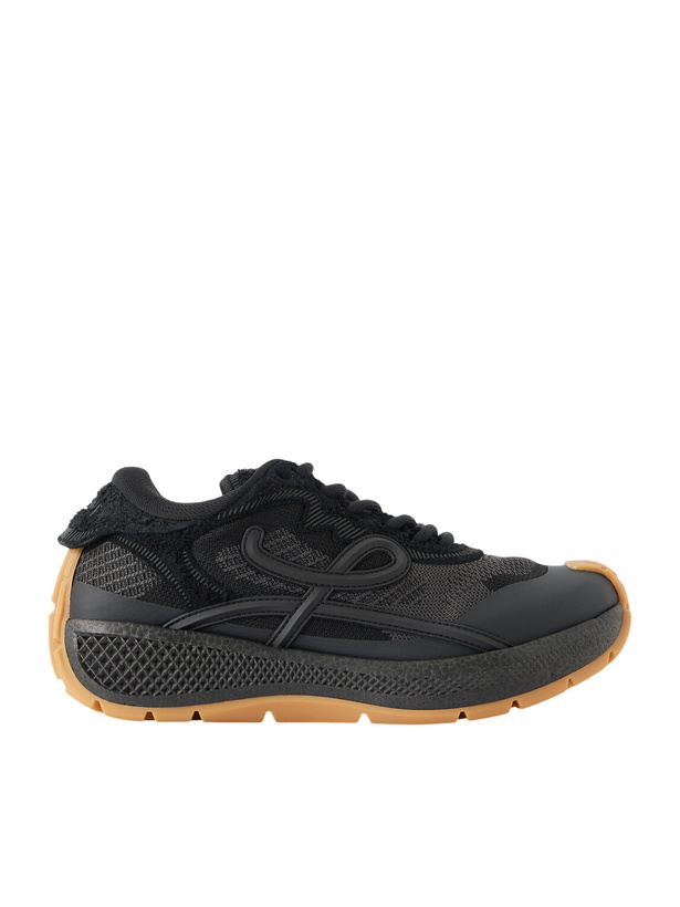 Photo: LOEWE - Pogo Rubber-Trimmed Mesh Sneakers - Black
