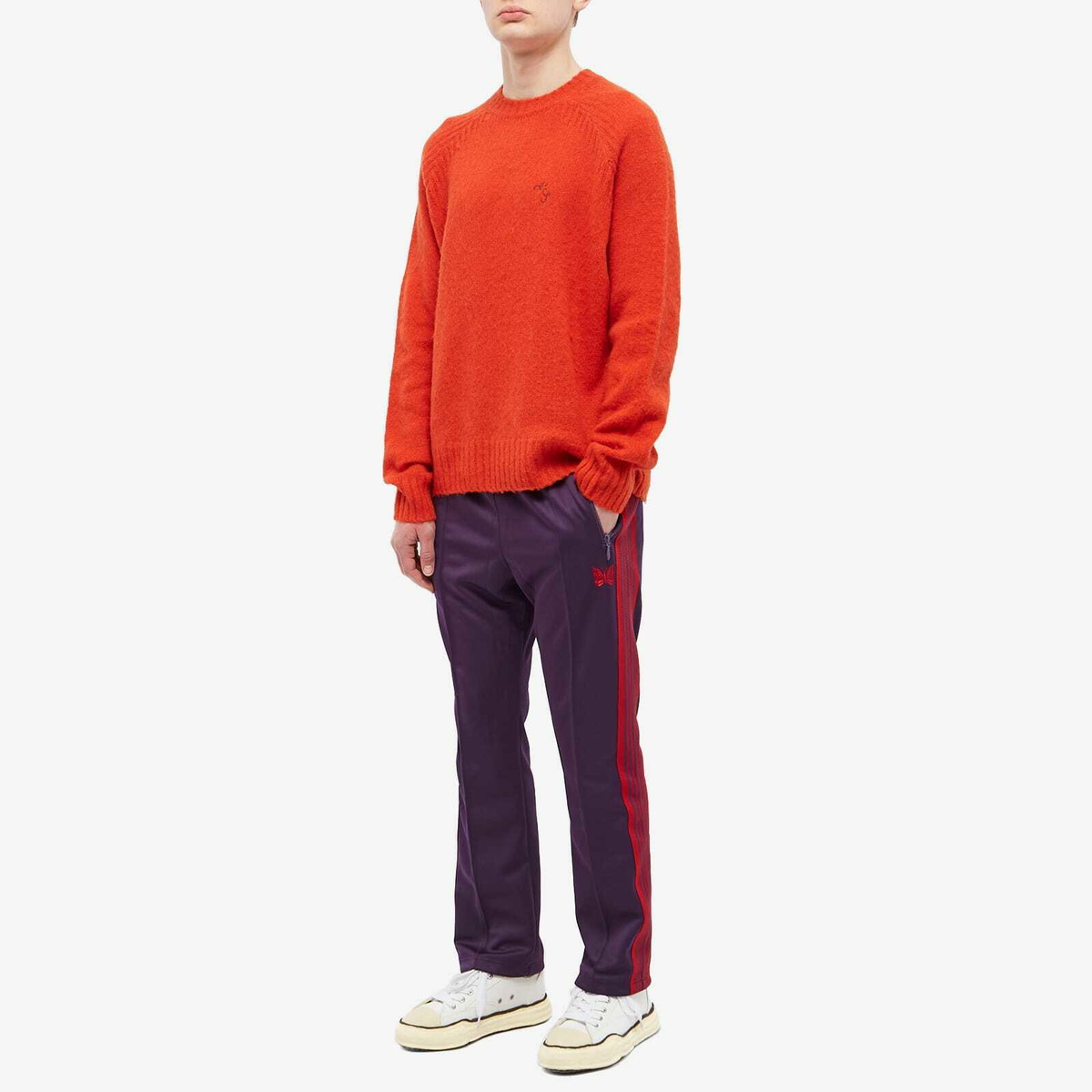 Acne Studios Men's Kowhai New Brushed Crew Knit in Sharp Red