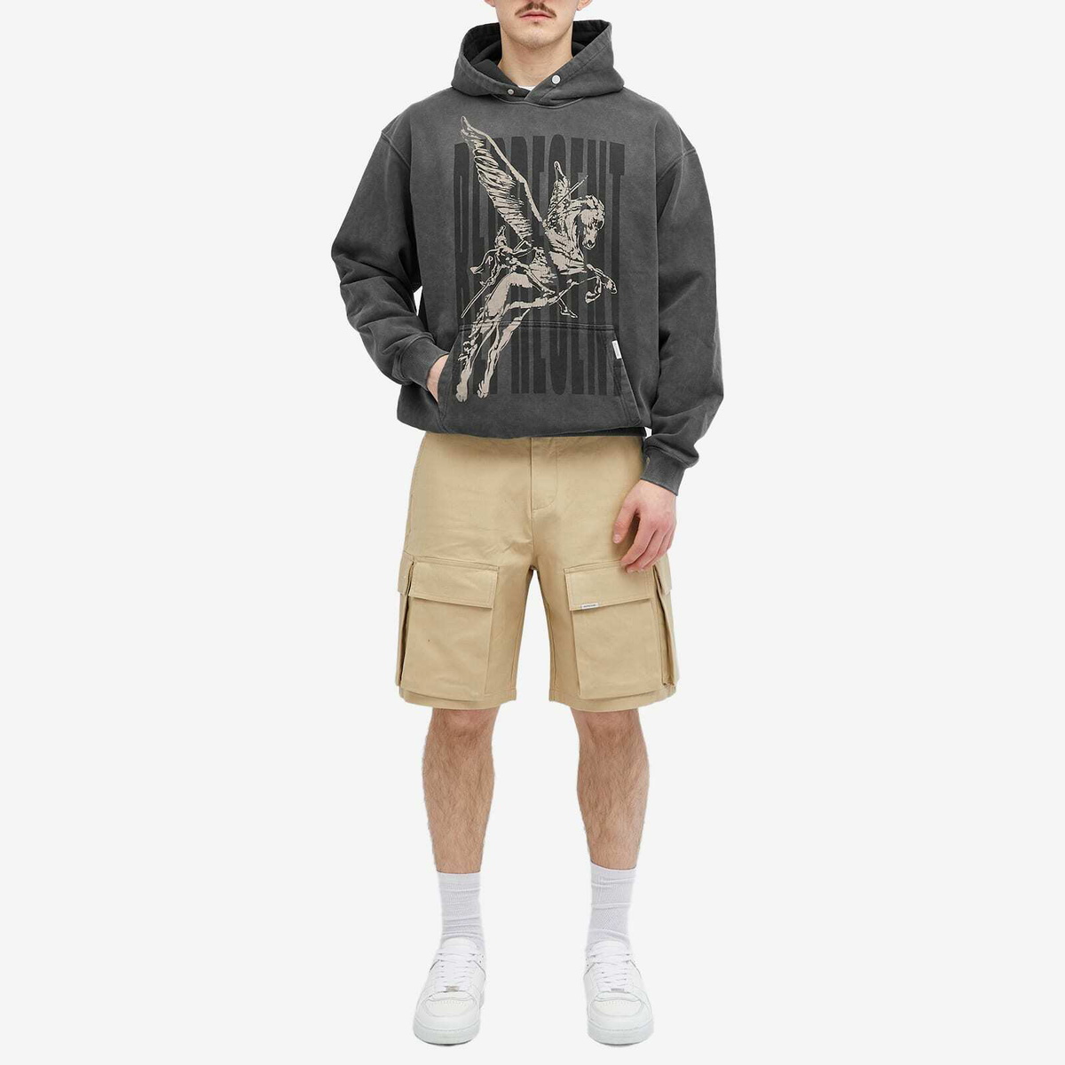 Represent Spirits Mascot Hoodie in Aged Black