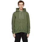 John Elliott Green Flash 2 Fullzip Hoodie