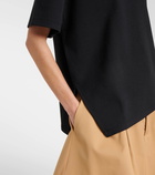 Loewe Asymmetric cotton-blend T-shirt