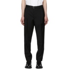 Prada Black Mohair Trousers