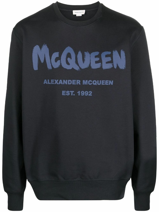 Photo: ALEXANDER MCQUEEN - Logo Cotton Sweatshirt