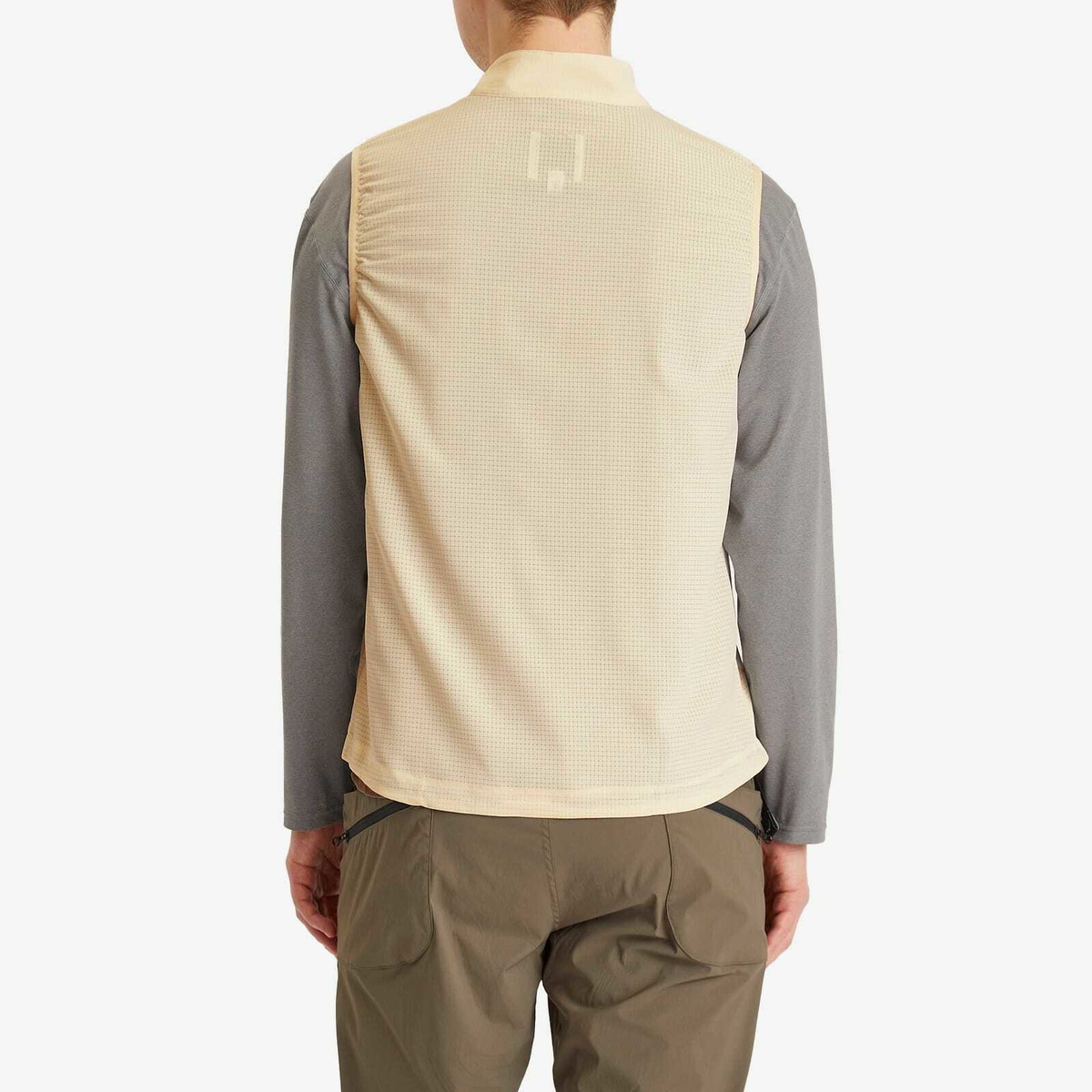 CAYL Men's Flow Pullover Vest in Birch White