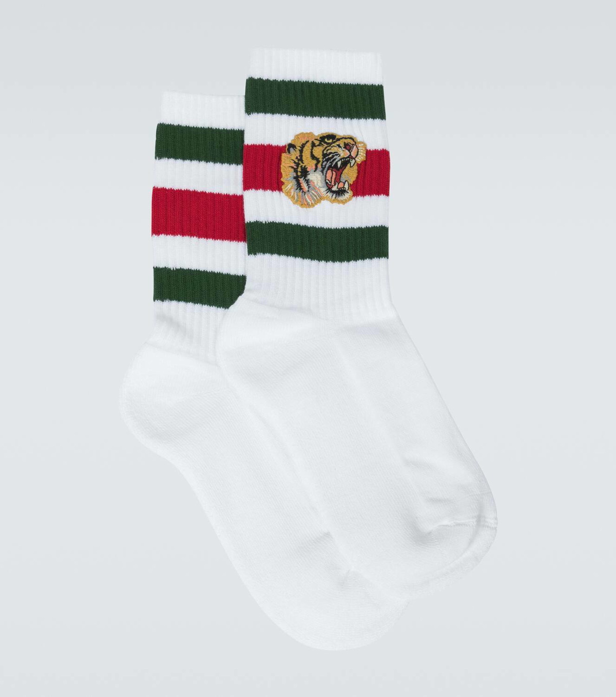 Gucci Stretch cotton socks with tiger