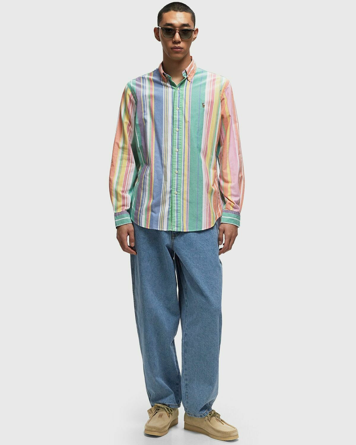 Polo Ralph Lauren SPORT SHIRT Multi-color Mens Longsleefe
