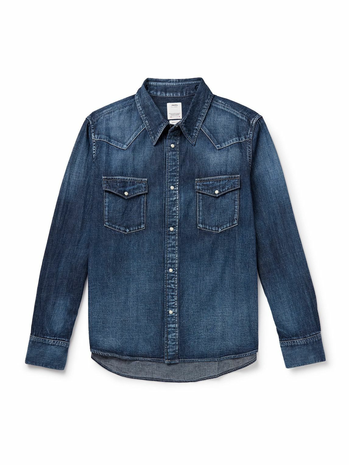 visvim SOCIAL SCULPTURE デニム ウエスタンシャツ 日本製 Visvim - Social Sculpture Denim Western Shirt - Blue Visvim
