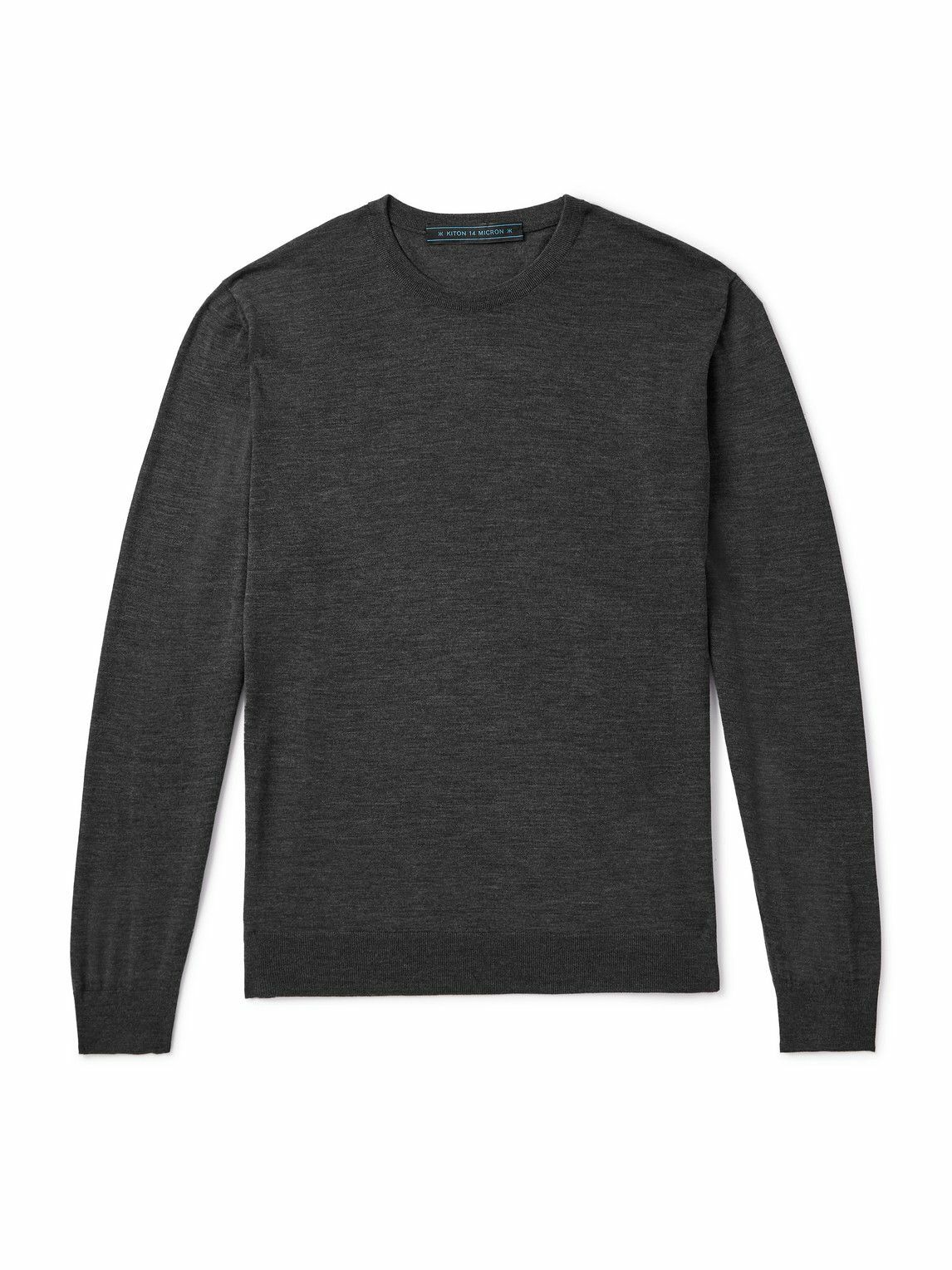 Kiton - Wool Sweater - Gray