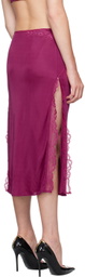 VAILLANT Pink Cigarette Midi Skirt