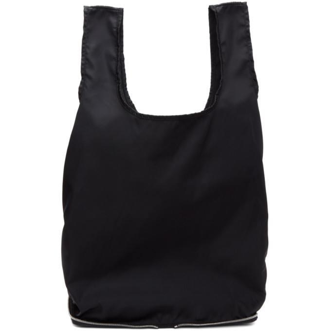 Jil Sander: Black Zip Tote