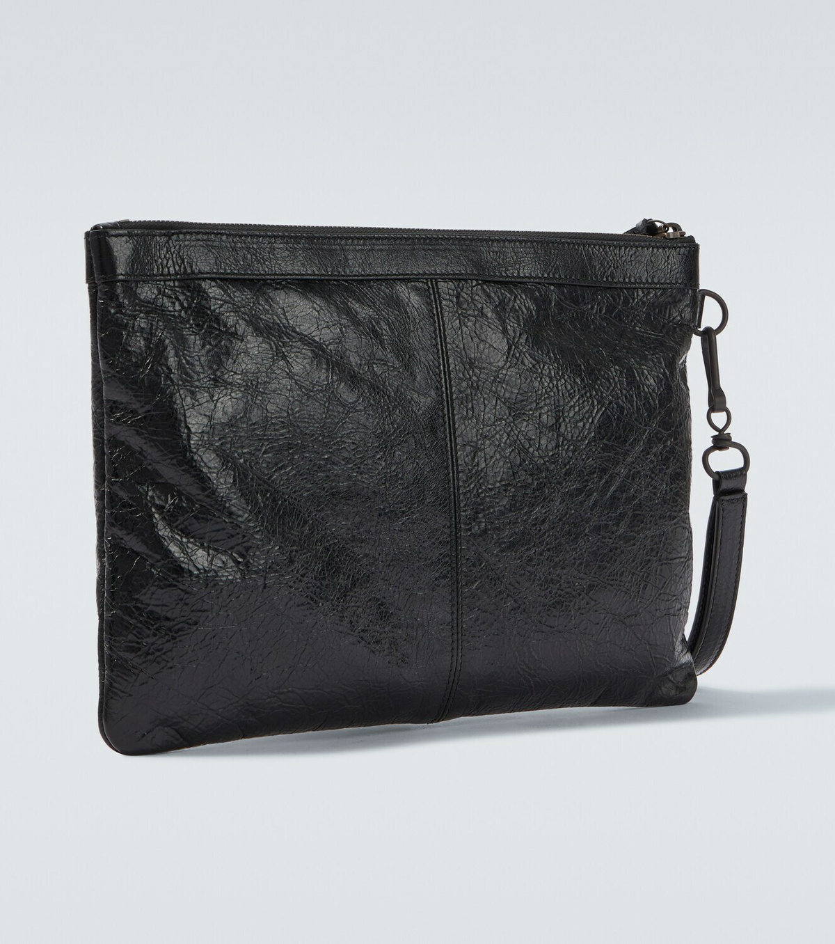 Balenciaga Le City leather phone pouch