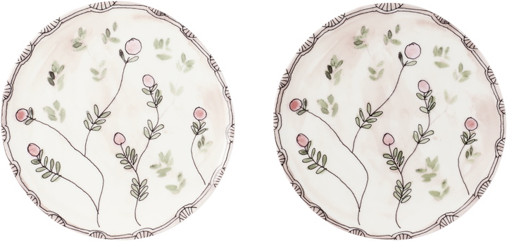 Photo: Marni White & Pink Serax Edition Breakfast Plate Set
