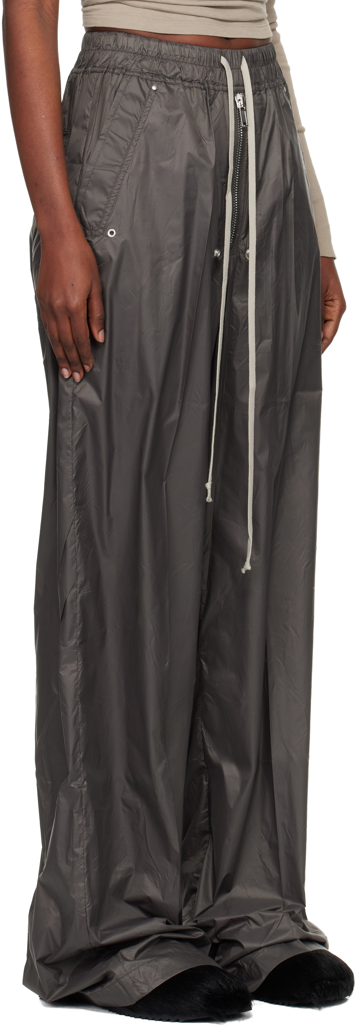 Rick Owens DRKSHDW Gray Concordians Geth Belas Lounge Pants