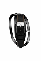 Diesel Wrap-D black leather watch - Timeframes Womens in Black