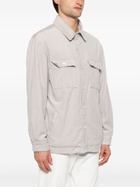 FAMILY FIRST - Brushed Effect Shirt Jacket