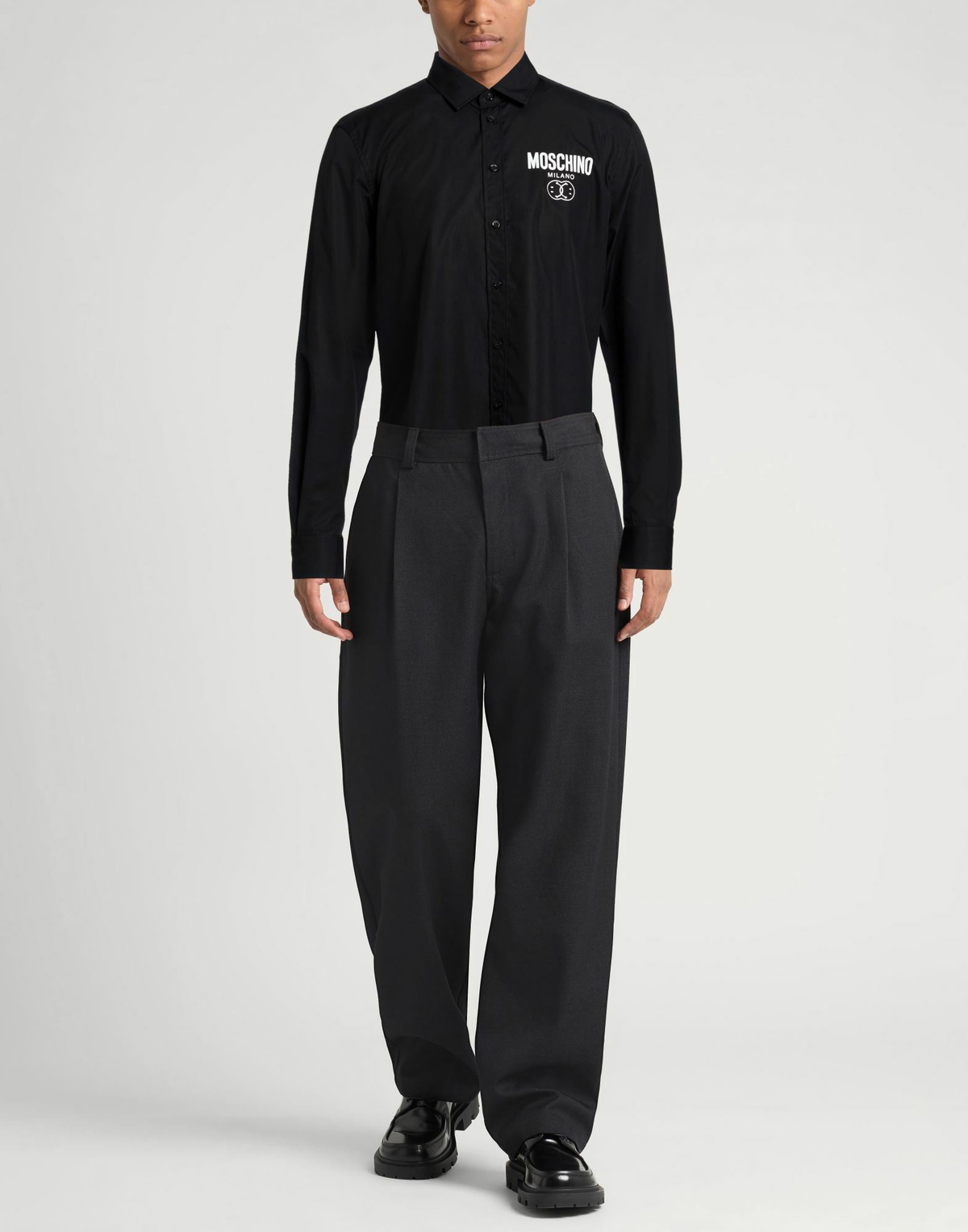 Moschino Couture Mens Shirt in Black