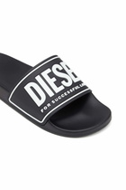 Diesel Sa-Mayemi-Pool slides with 3D logo - Slides Mens in Black