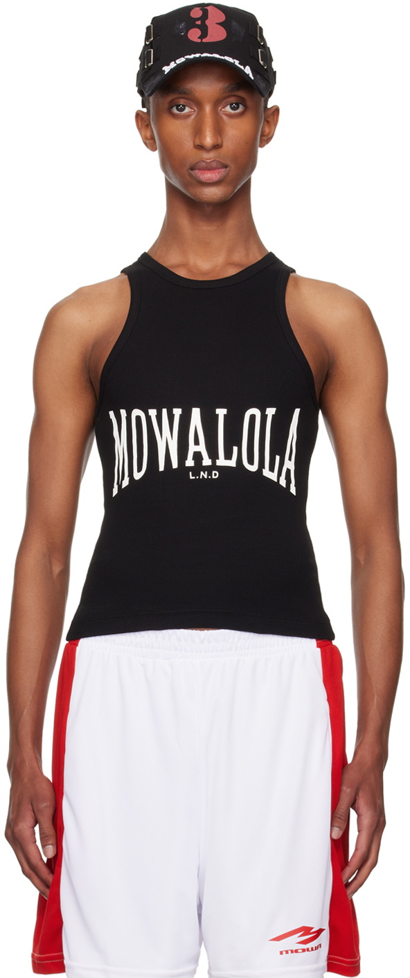 Mowalola Black Sweat Tank Top Mowalola