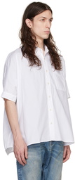 R13 White Oversized Shirt