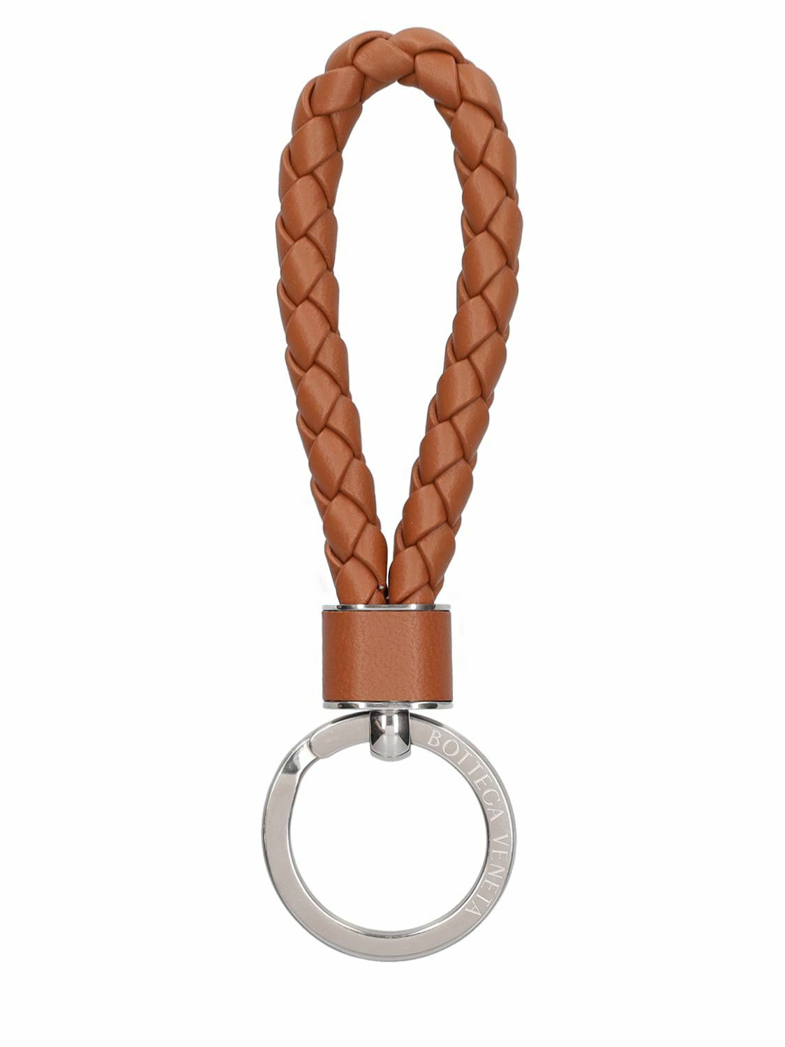 Photo: BOTTEGA VENETA - Intreccio Leather Key Ring