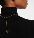 Burberry EKD gold-plated freshwater pearl chain necklace