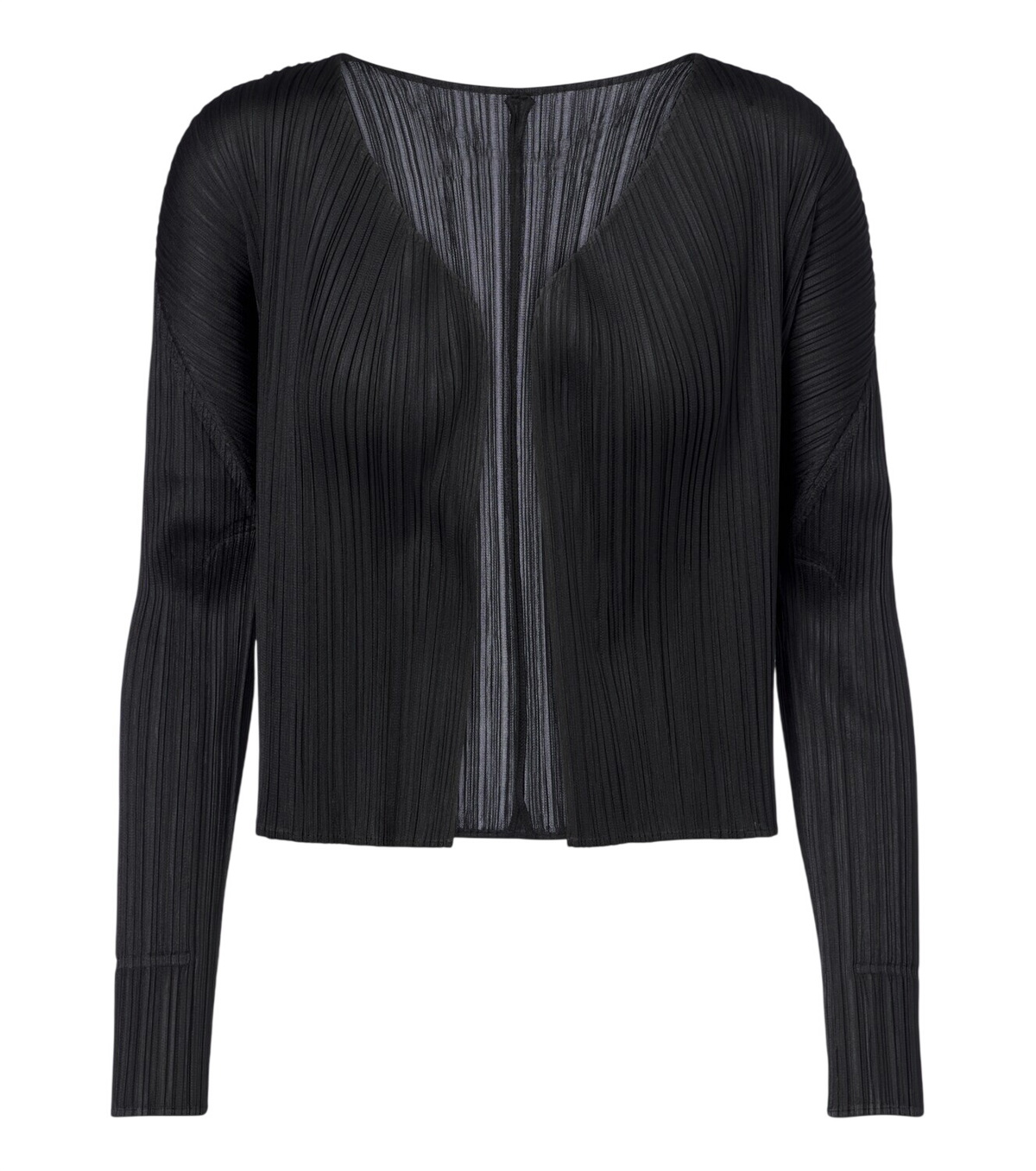 Pleats Please Issey Miyake Women's Long Sleeve Pleats Zip Top in