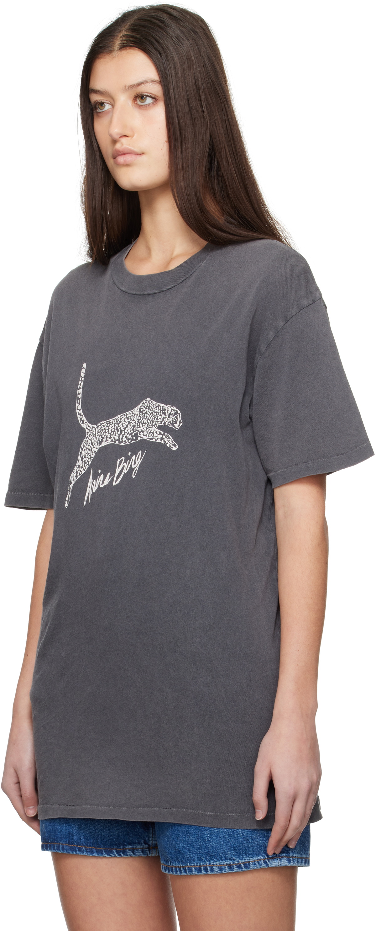 Deuxieme Classe ANINE BING LEOPARD Tシャツ 追加【ANINE BING/アニン ビン】 LEOPARD Tシャツ（Tシャツ