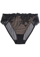 Wacoal Vivid Attraction Tulle Briefs Black