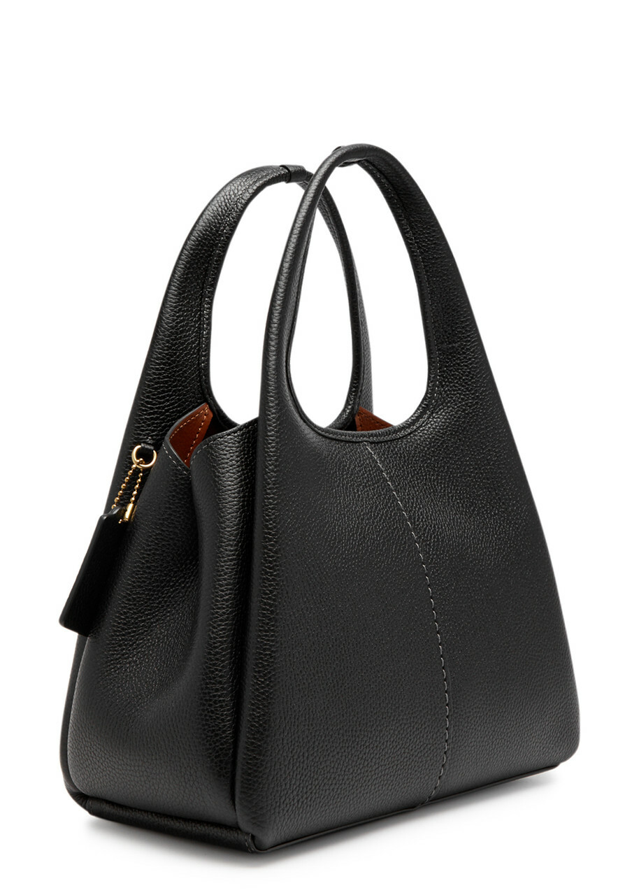 ハンドバッグ Coach  Black Leather Lana 23 Handbag COACH Lana 23 Pebbled Leather Shoulder Bag | Bloomingdale's